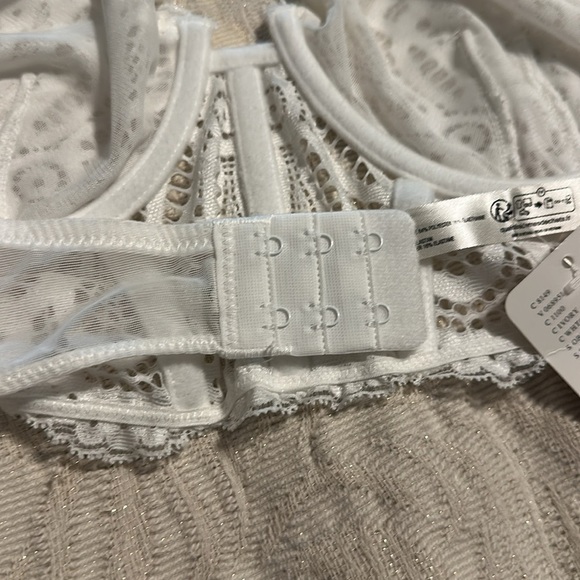 Free People All Yours lace underwired bra ivory M - Picture 6 of 11